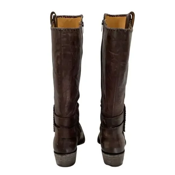 Old Gringo Melissa 15" In Chocolate Brown Western Cowgirl Snip Toe Size 9 Boots - Picture 6 of 10